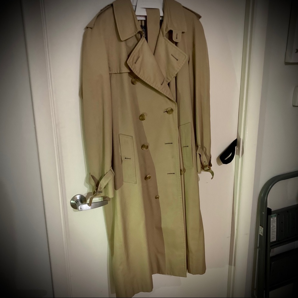 Vintage Burberry Double Breasted Trench Coat